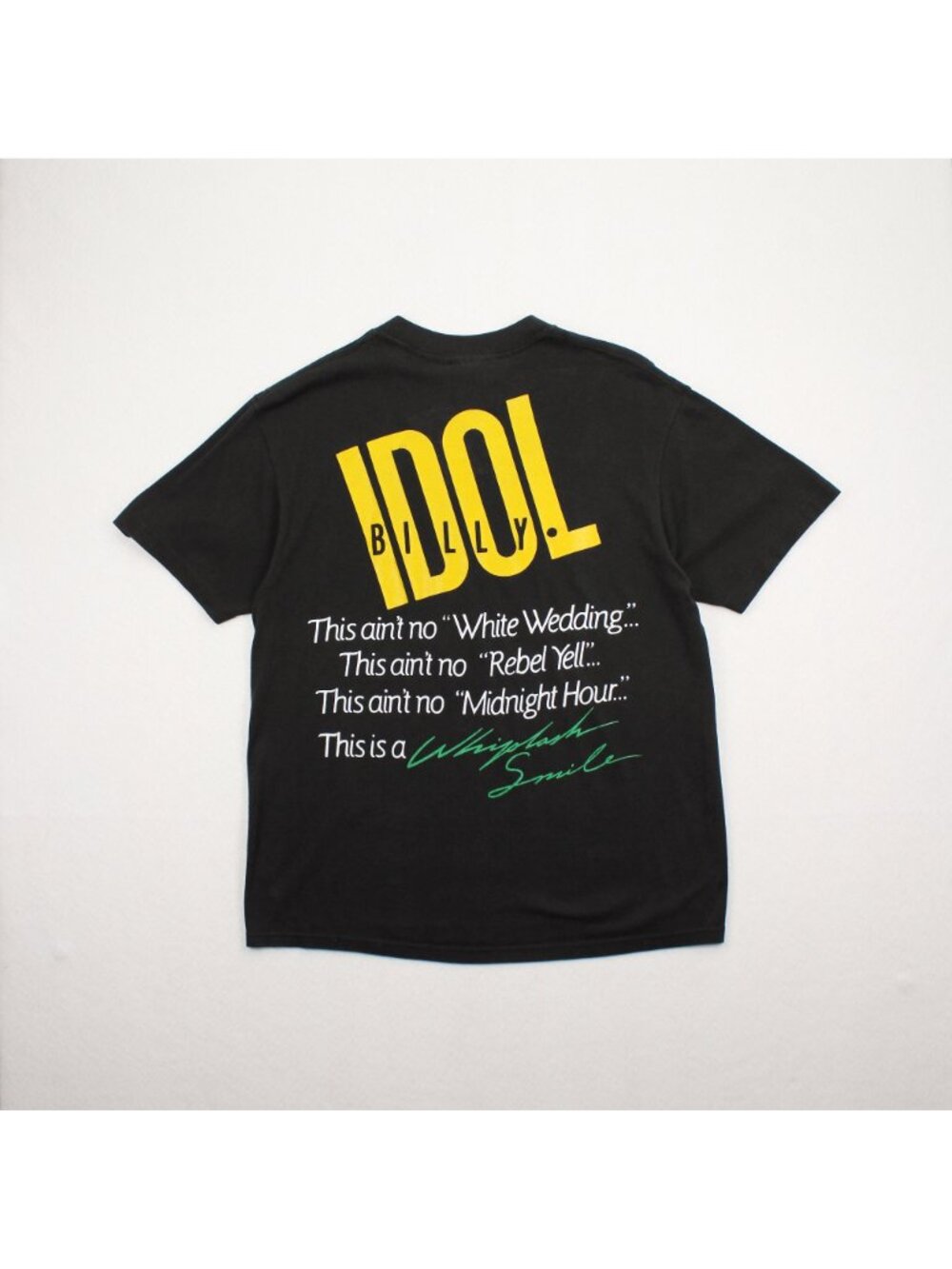 1986 Billy Idol Whiplash Smile Tour Tee L - Picture 4 of 6